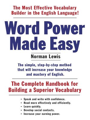 word power made easy by norman lewis epub